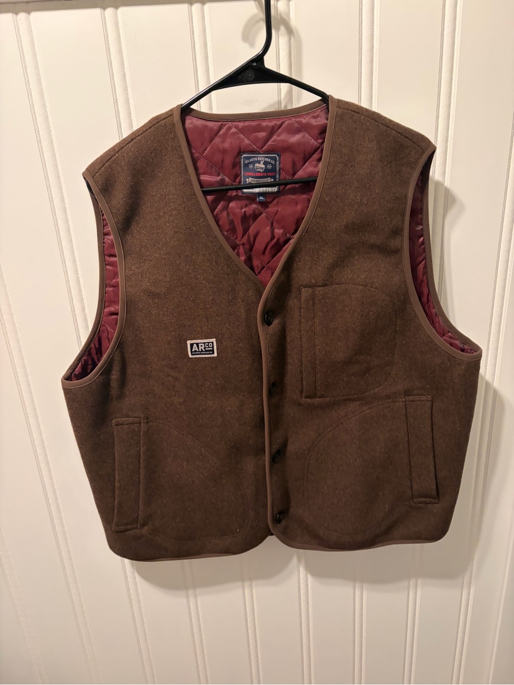 Atlantic Rancher Co Longliner’s Vest XL 25th Anniversary Serial #00131 Western